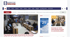 Desktop Screenshot of diariodeteofilootoni.com.br
